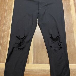 Mono B Black Active Leggings